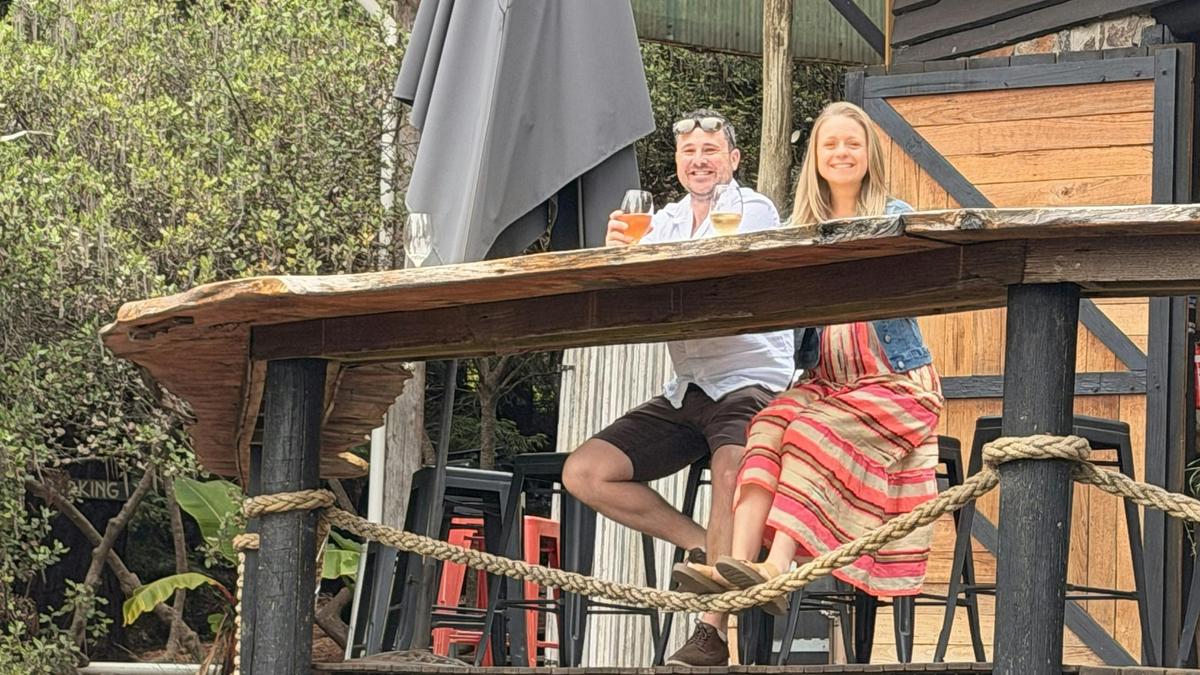 Guests enjoying the view at Marions