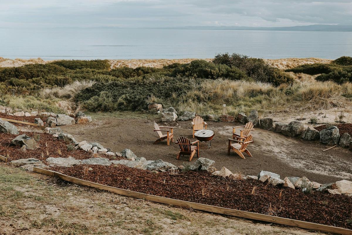 Outdoor fire pit area for relaxing and entertaining