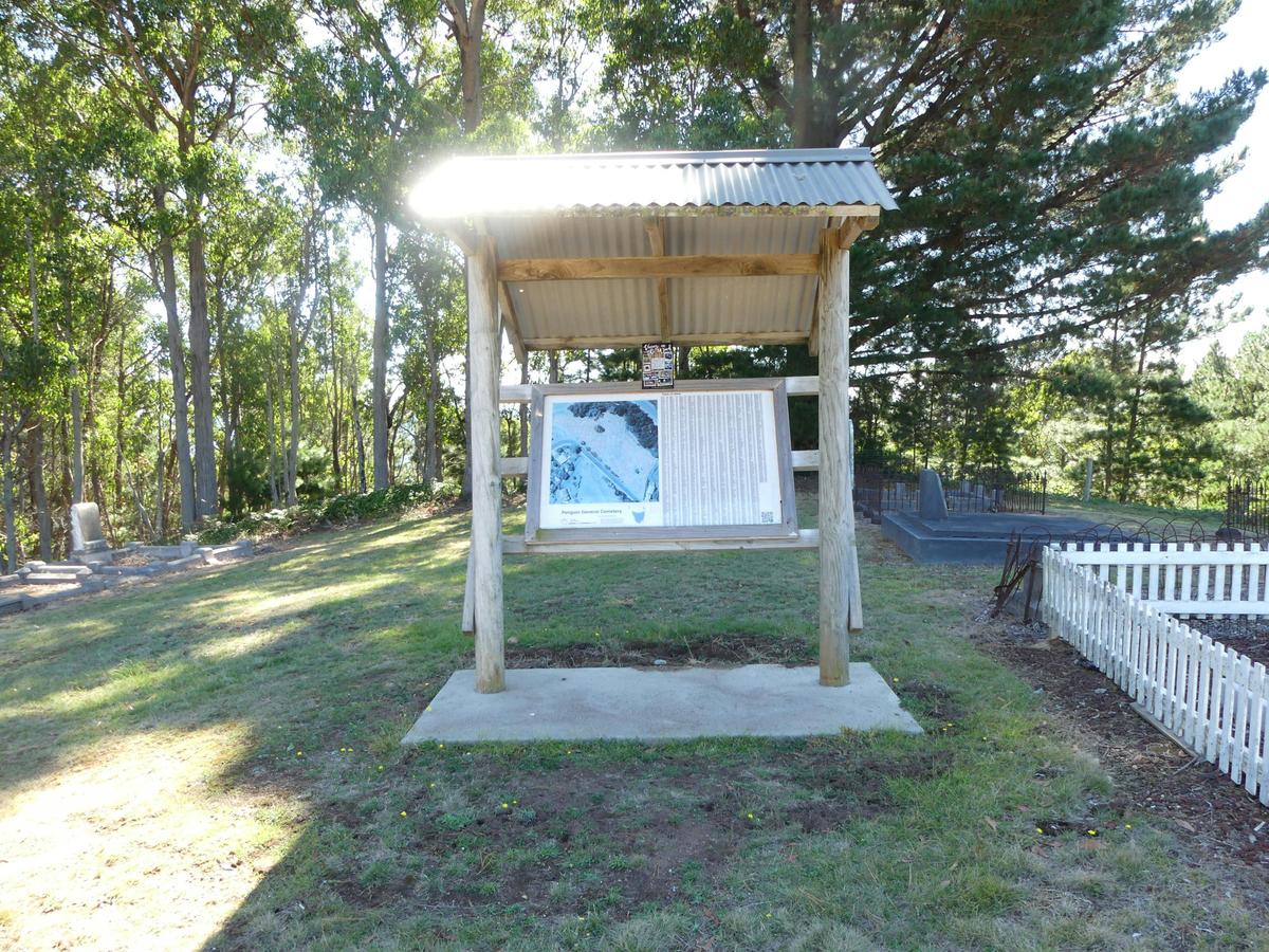 Onsite Penguin cemetery burial map