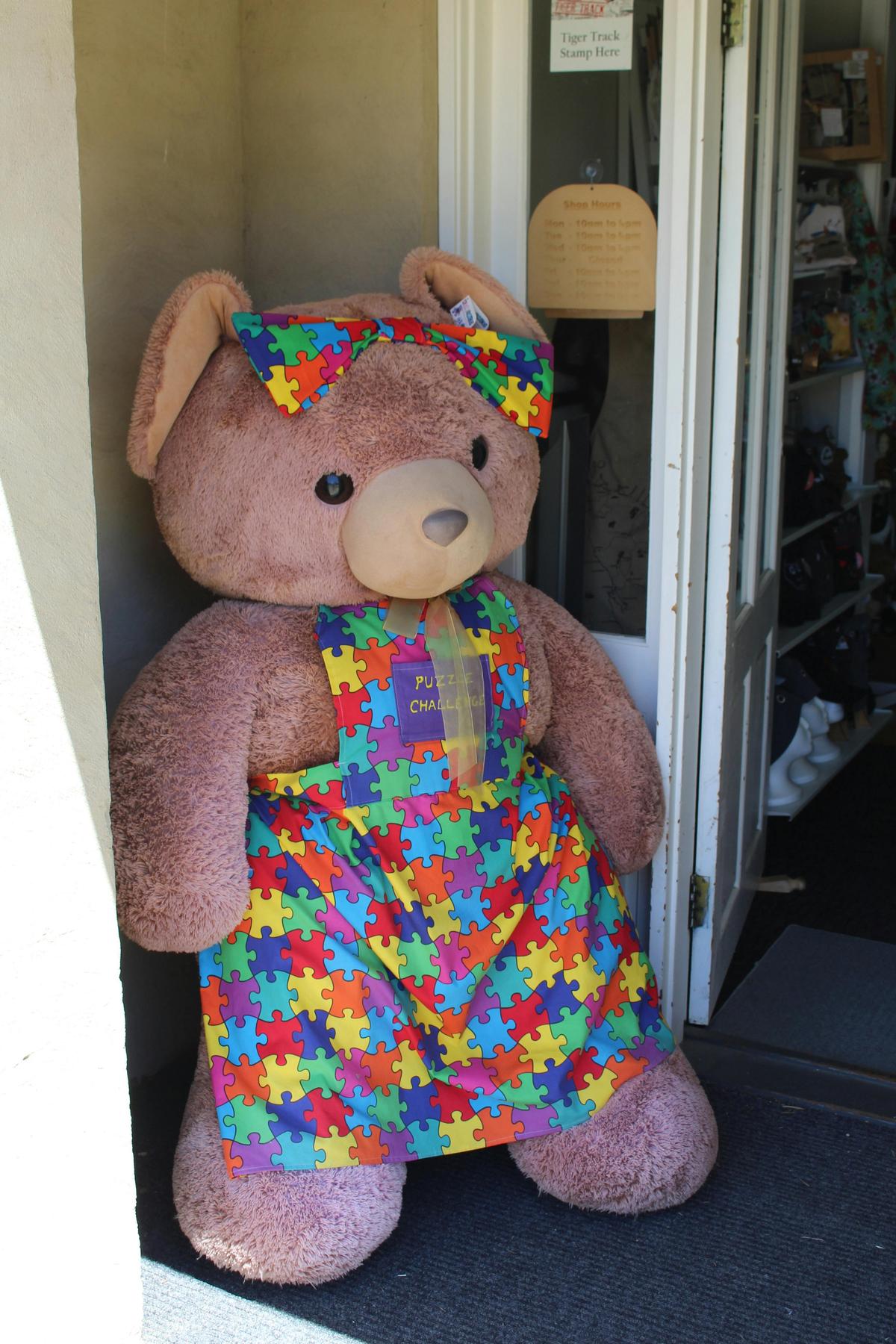 Bonnie the Bear, our cheerful mascot!