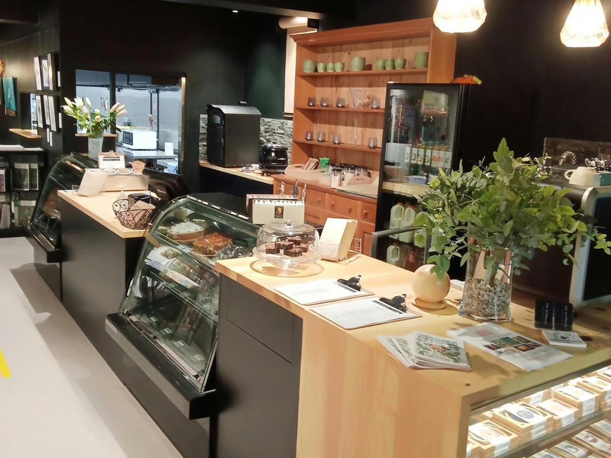 This is where the action happens. Our beautiful counter of Huon Pine, an artwork in it's own right