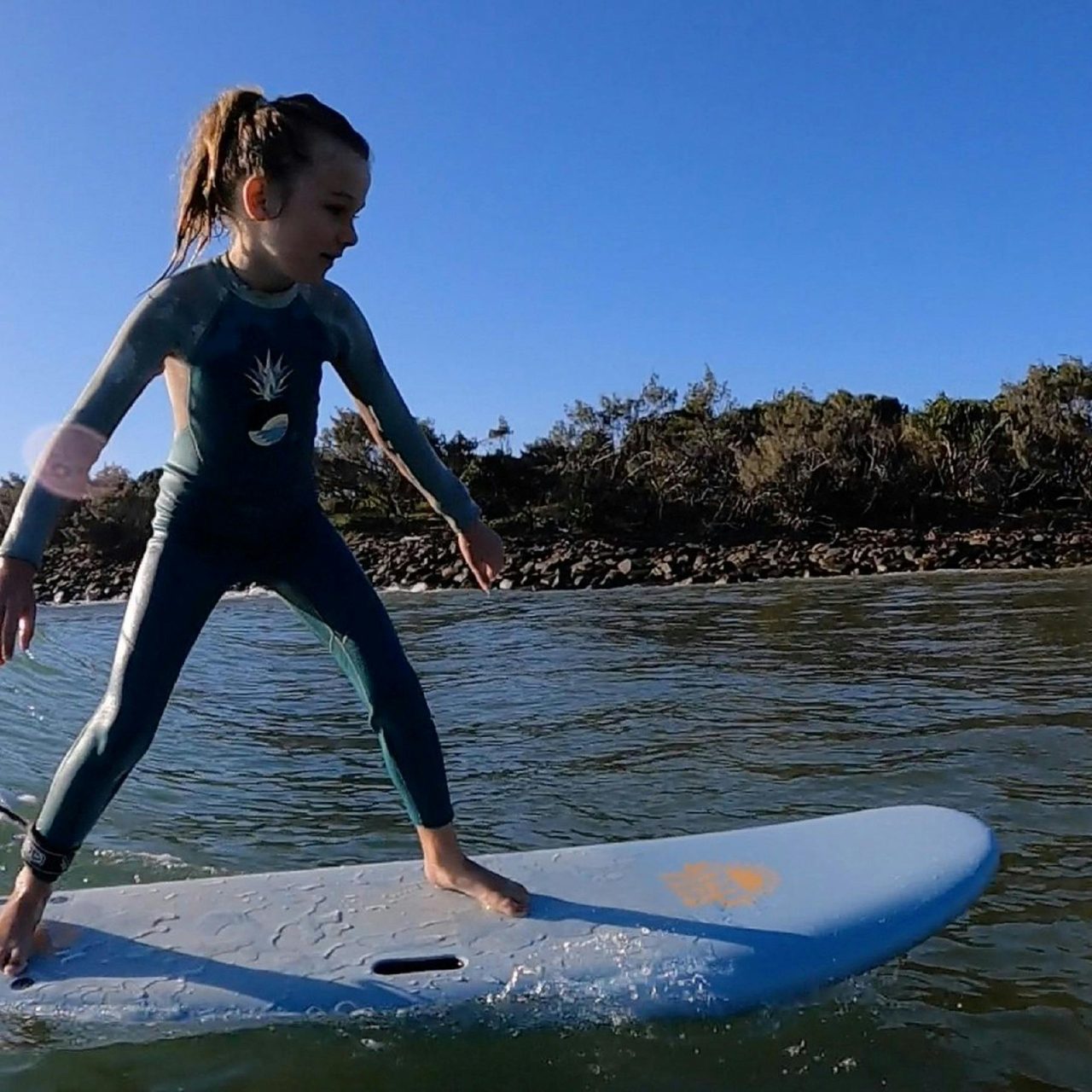 Surfing lessons