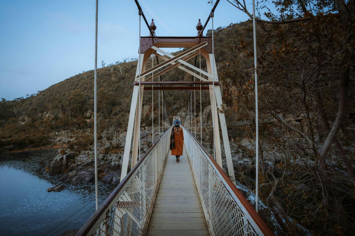 Stroll the famous Cataract Gorge bridge, moments from The Gorge House
