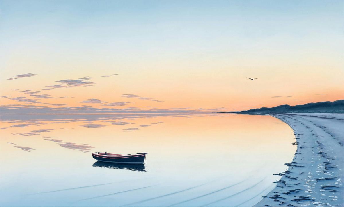 Tess 3. Oil painting by Richard Stanley. (Award Winner 'Waterways Exhibition, Hobart '