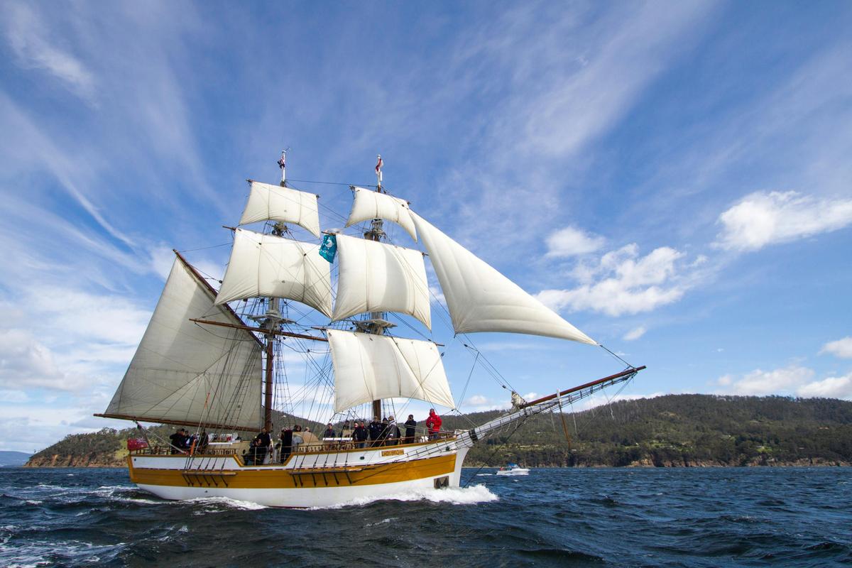 Lady Nelson Tassie's iconic tall ship
