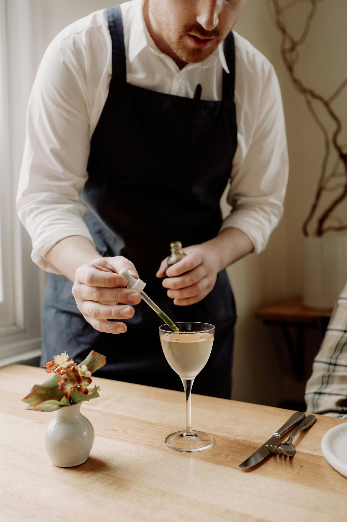 Non-alcoholic drinks using our own grown ingredients