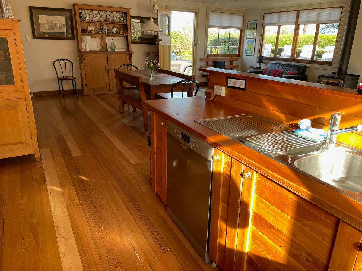 kitchen and dining table