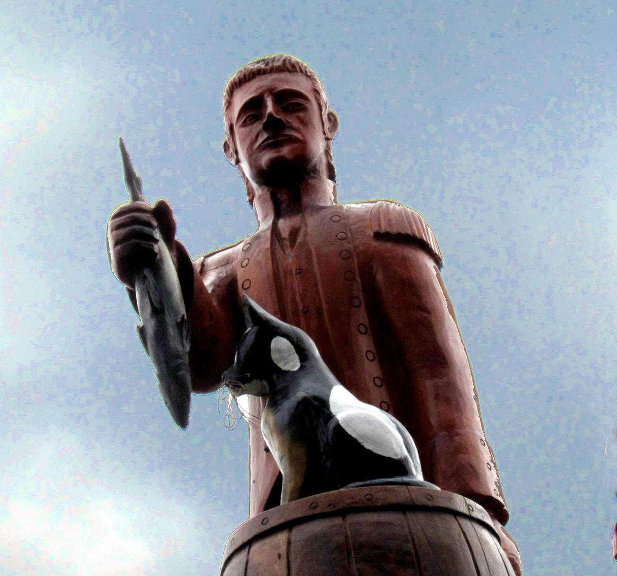 Matthew Flinders and Trim the cat
