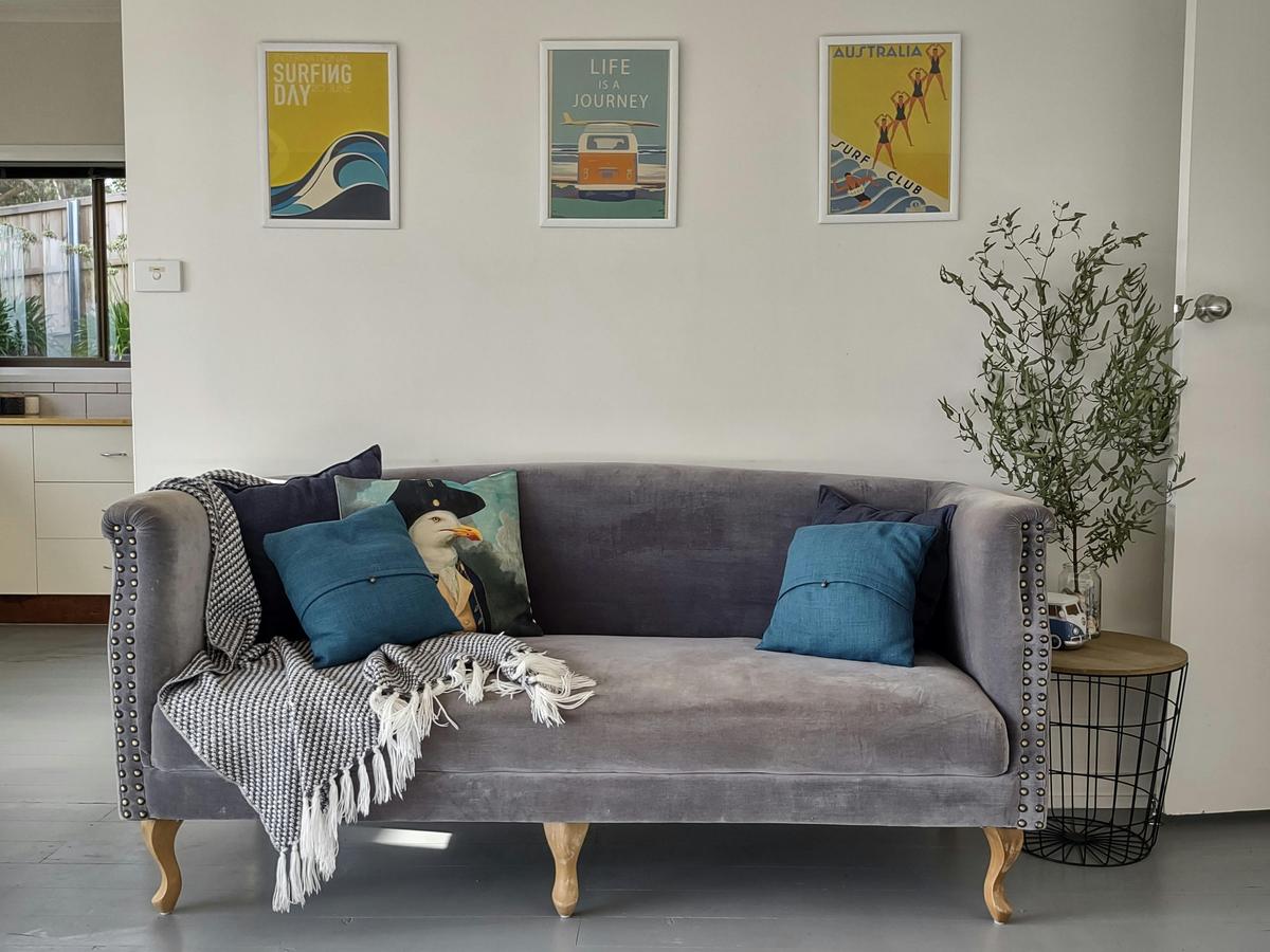 Seating area at The Sandy Sister