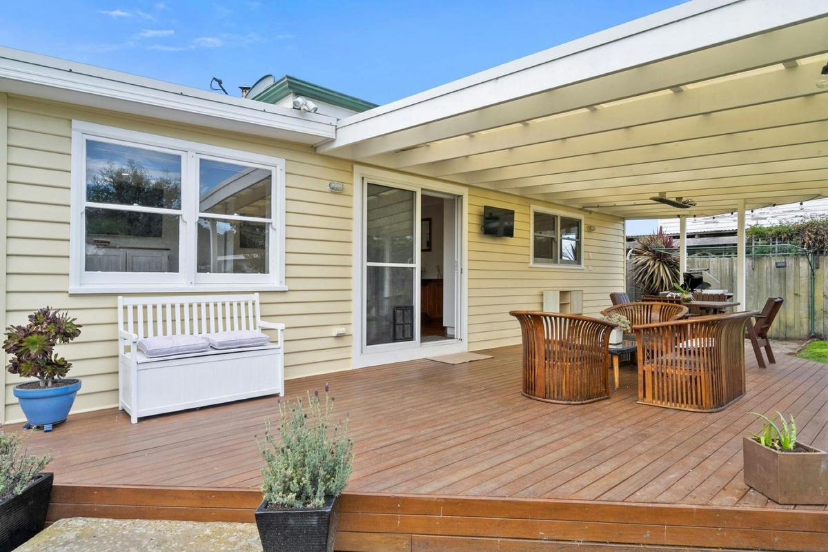 Large Back Deck with BBQ,Lounge, and Dining .With Television and outdoor heater and Shower