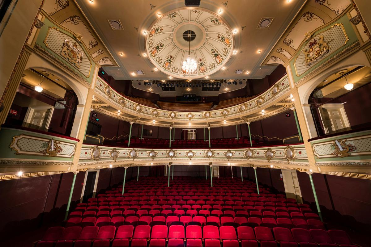 The iconic Theatre Royal from the stage