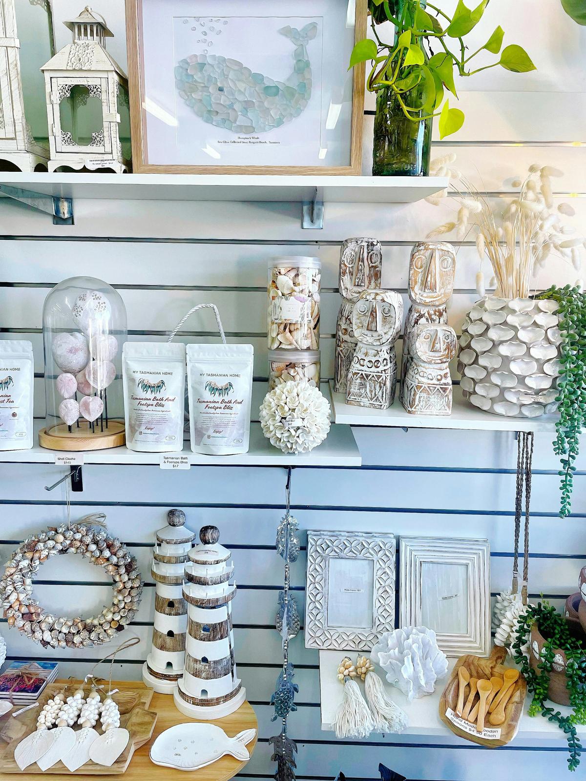 Lovely homewares and gifts in The Sea Merchant Penguin. Visually stunning homewares and gifts Beachy