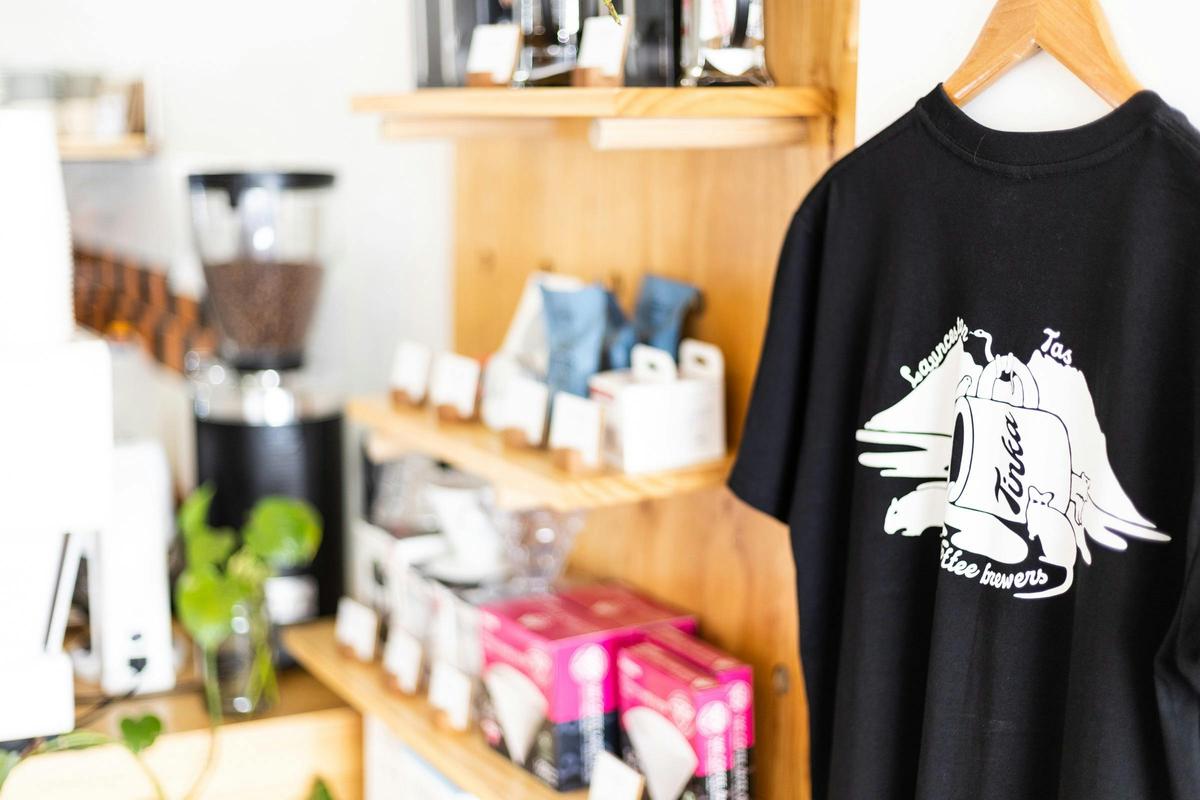 Our walls are full of coffee gear to get you making a great cup, anywhere - even in Tinka merch!