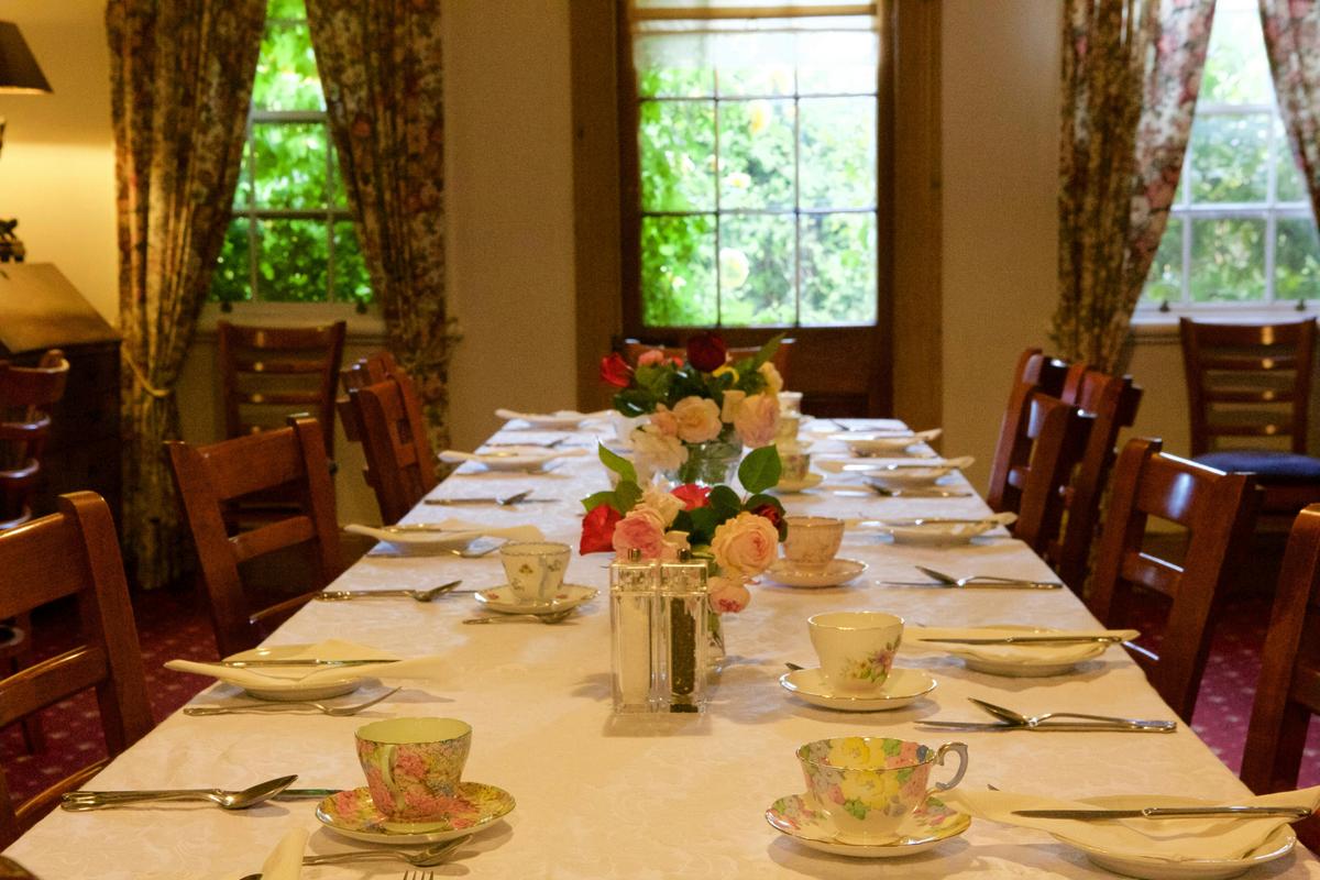 The cosy dining room