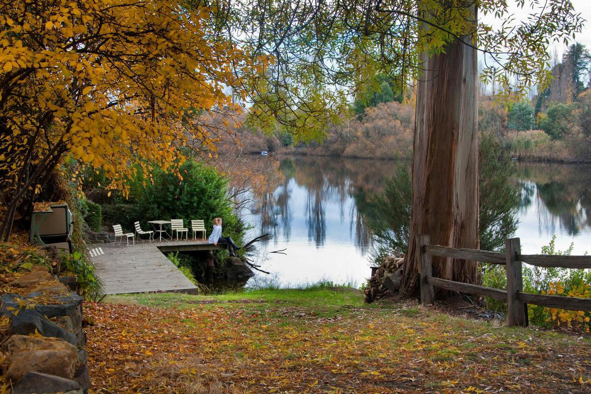 Magical riverfront location