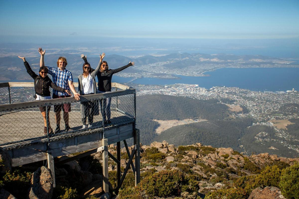 Mt. Wellington summit