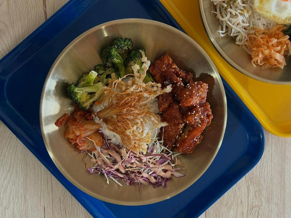 The Uncle Chicken Bowl features ingredients that change weekly.