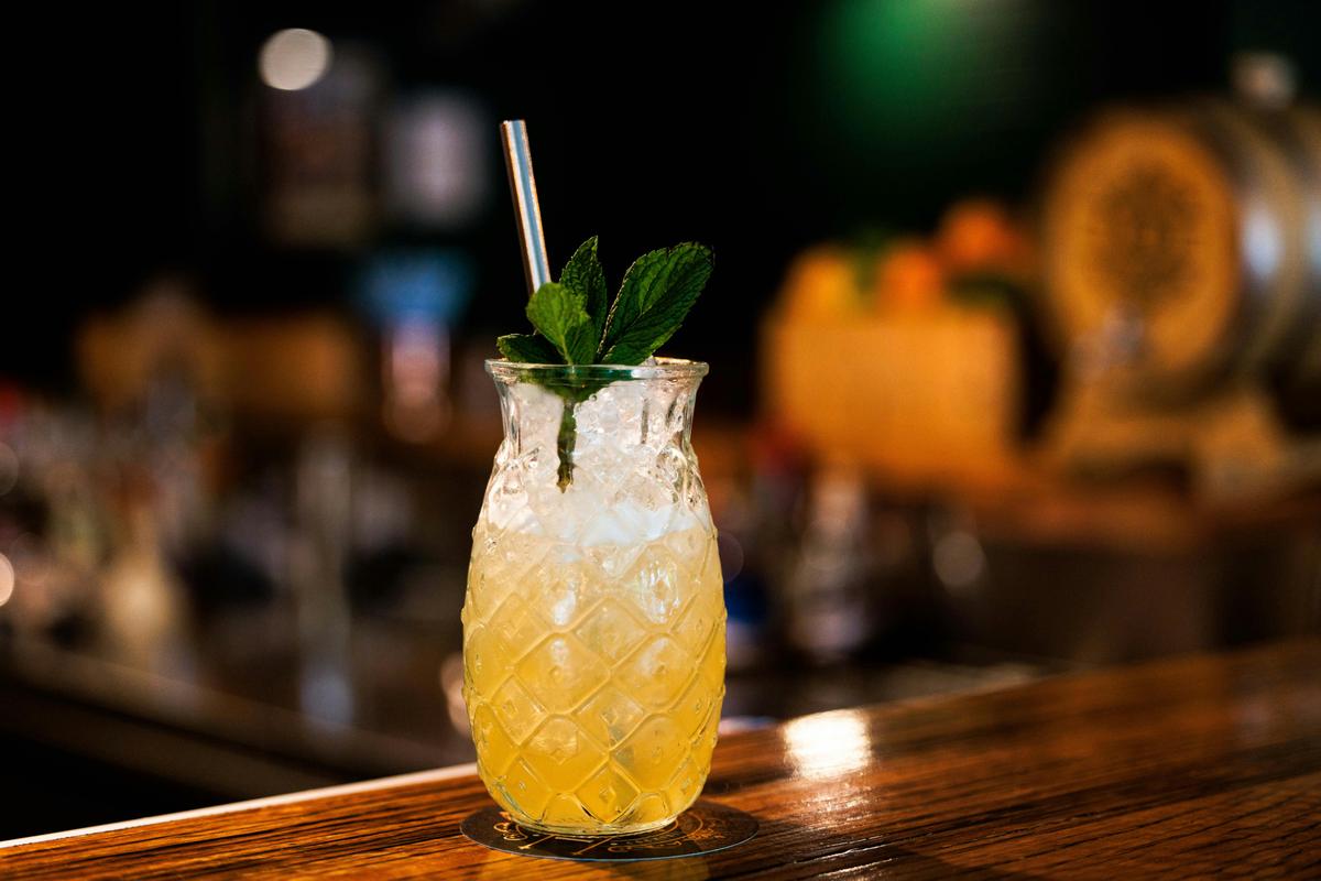 Pineapple Mojito at 1808 Lounge Bar