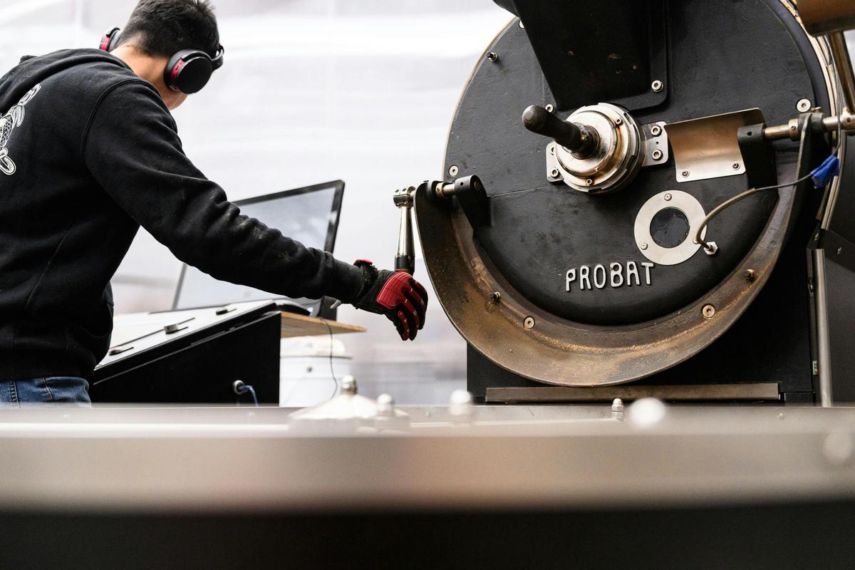 You might just be lucky enough to see the roast team in action through the glass wall at Wondr.