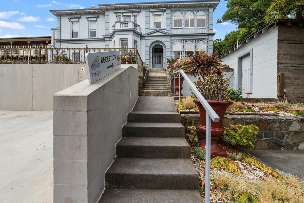 Stairs to Waratah On York Entrance