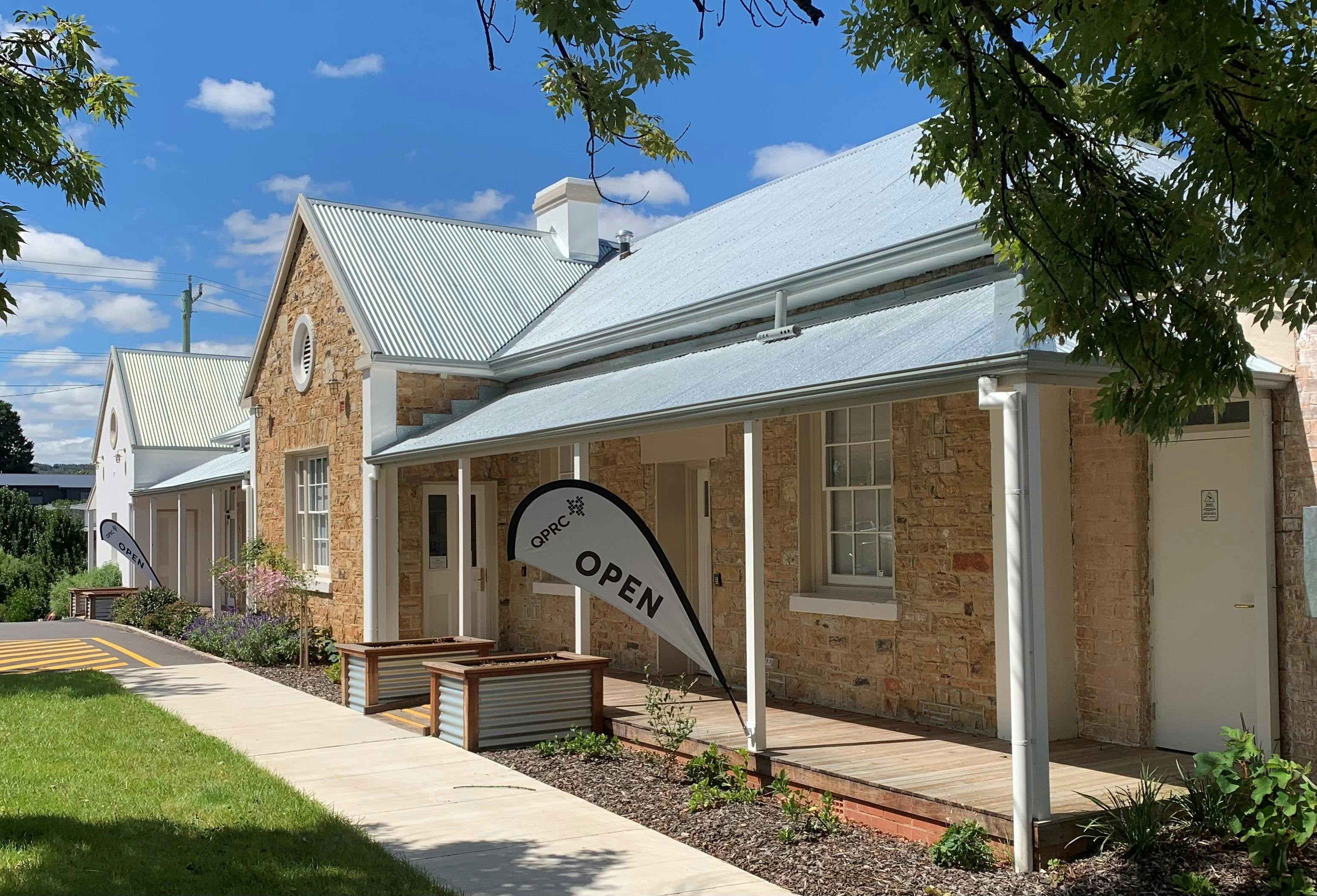 Rusten House Queanbeyan northern  façade