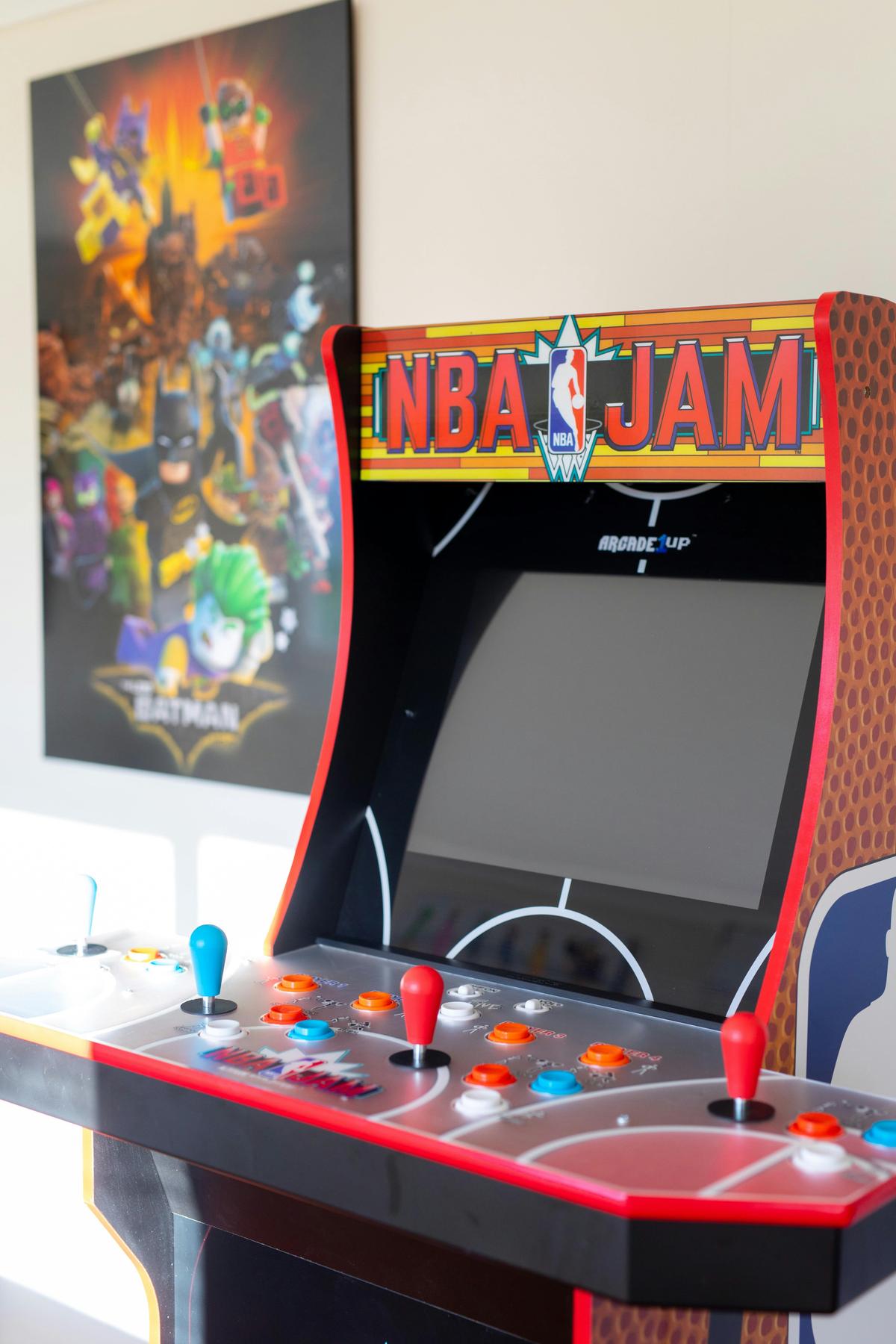 Games arcade at Woodland Bay Retreat