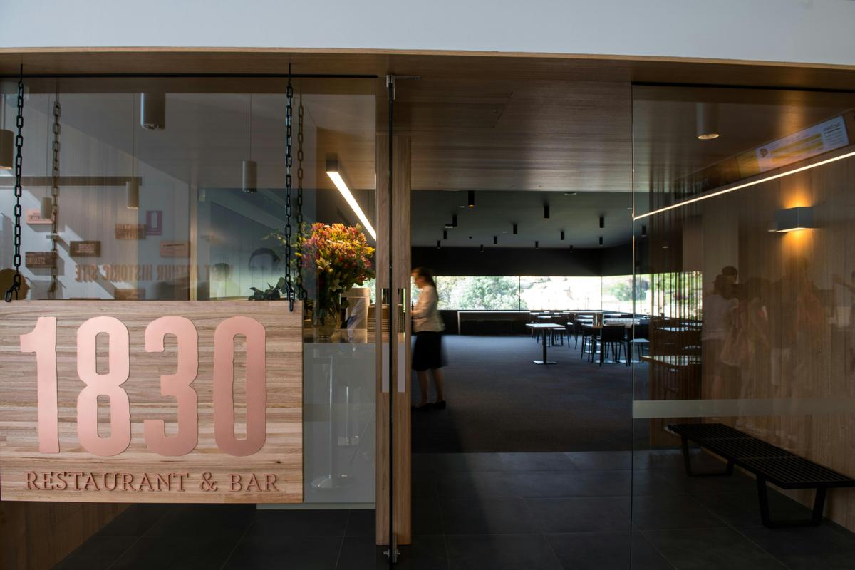 1830 Restaurant & Bar located within the Visitor Centre