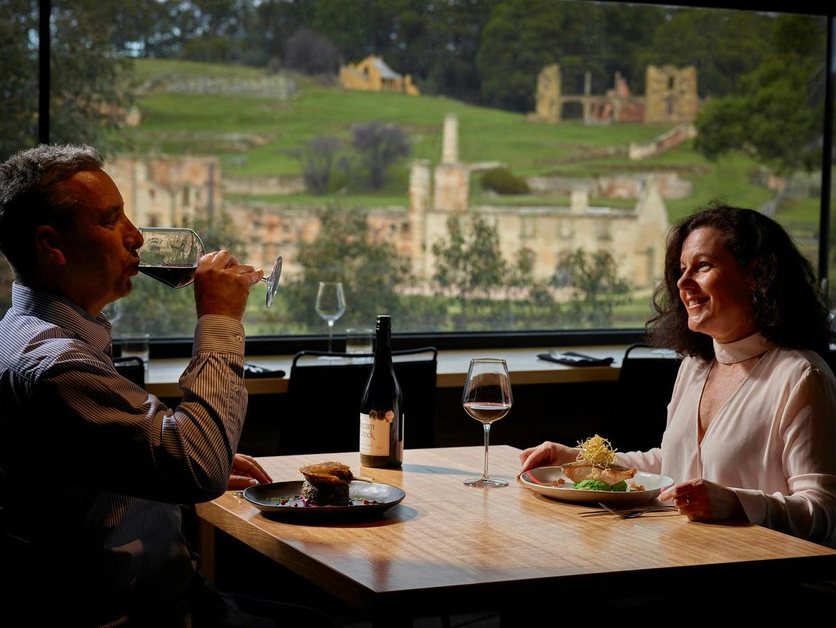 Dine in with the iconic view of the world heritage site
