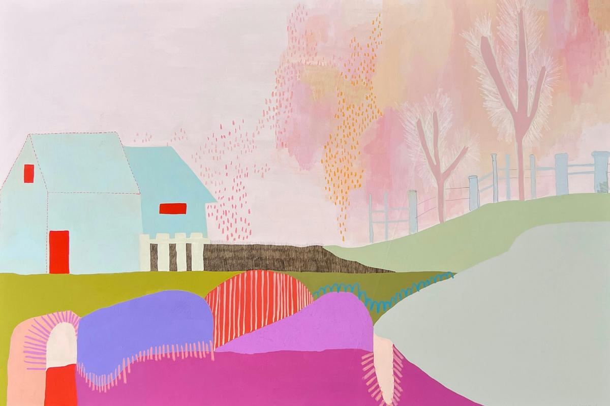 Lily Cummins, Under these pink skies, 2024