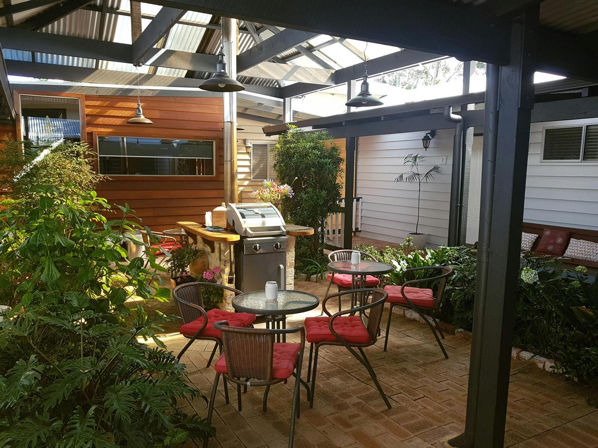 Enclosed Central Courtyard with BBQ and Outside Seating