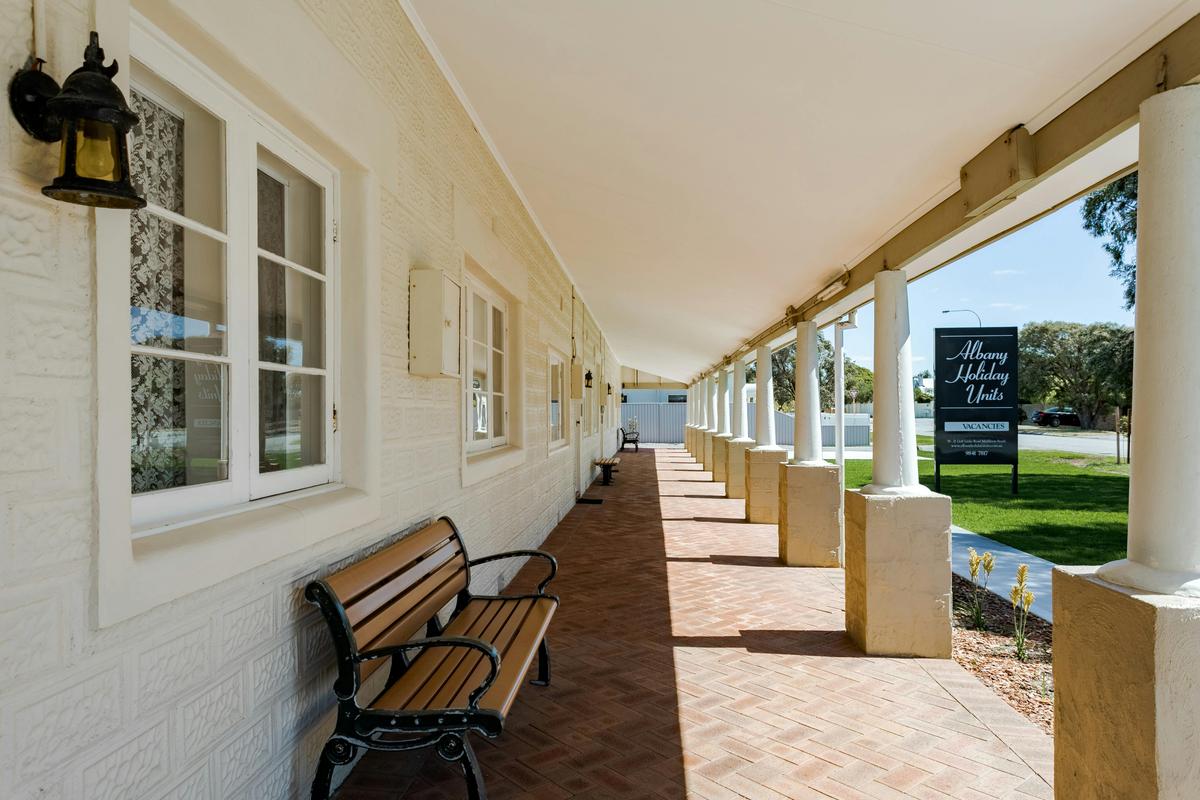 Wide open veranda