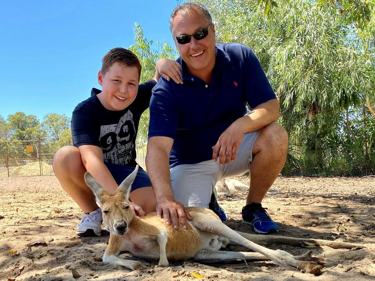 Feed the friendly kangaroos and wallabies at Caversham Wildlife Park
