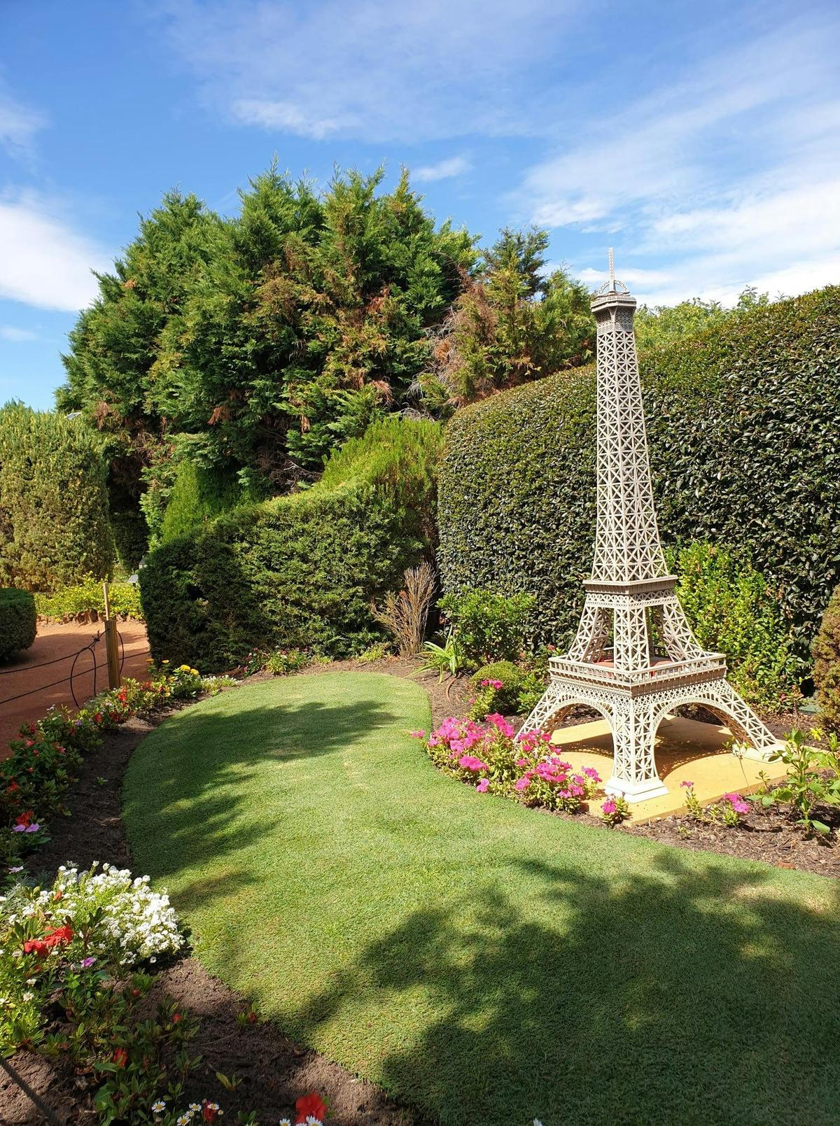 Miniature Eiffel Tower Model