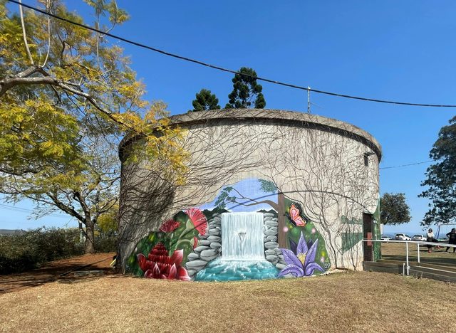 Rudder Park Mural - Blue Tree Project