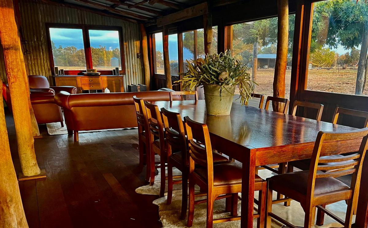 Shearing shed interior
