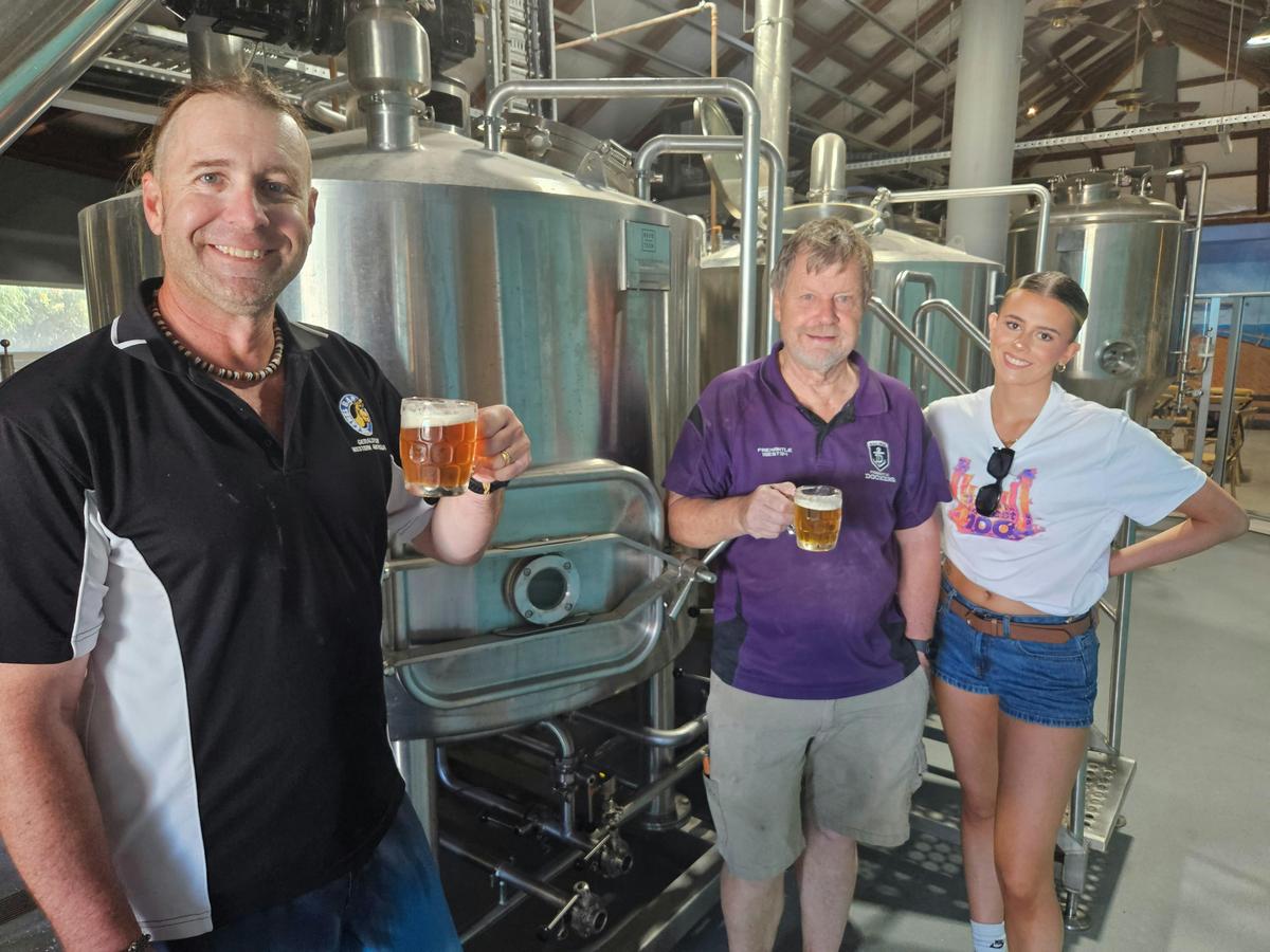 Three generations of brewers.