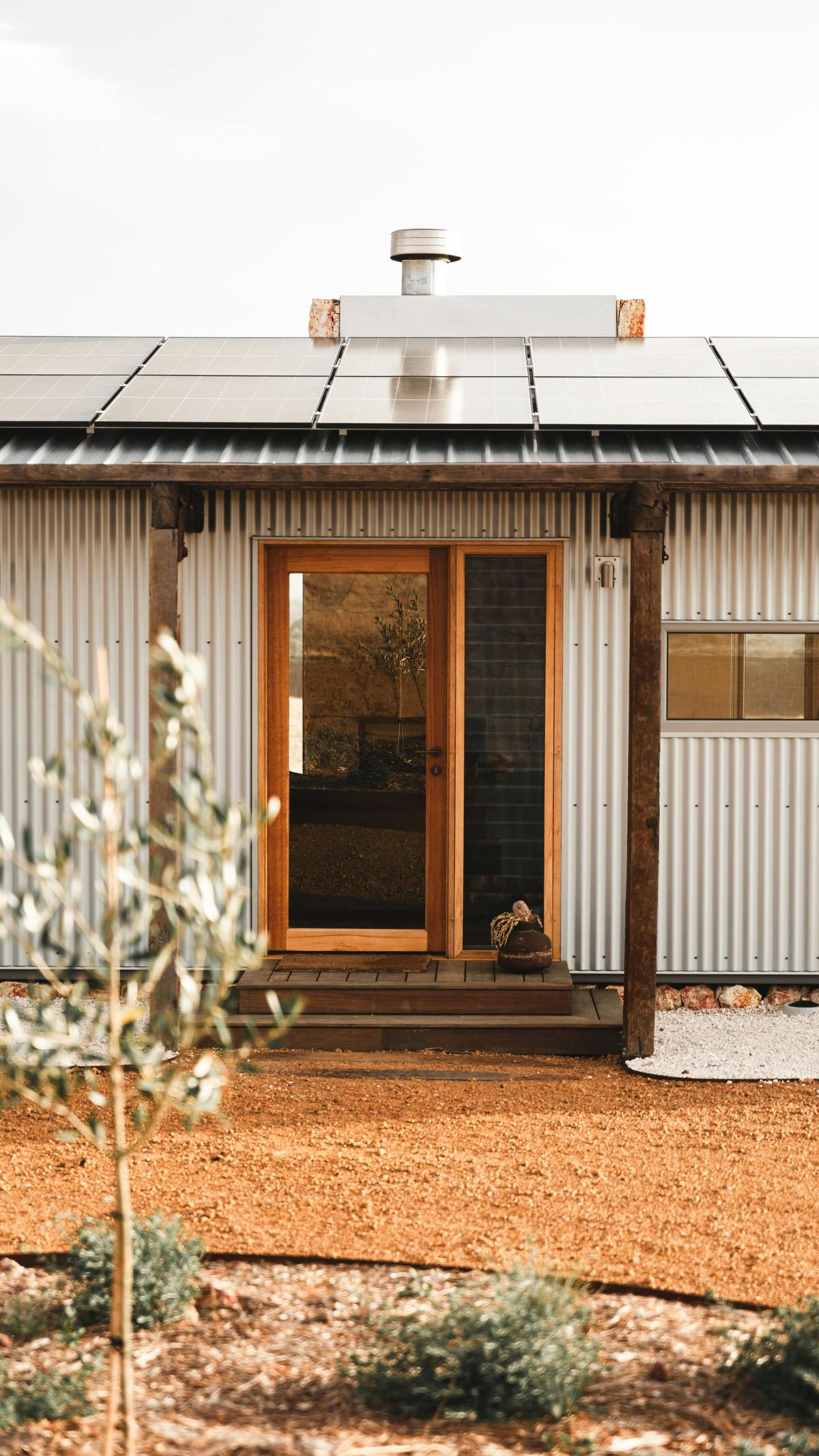 Entrance of cabin