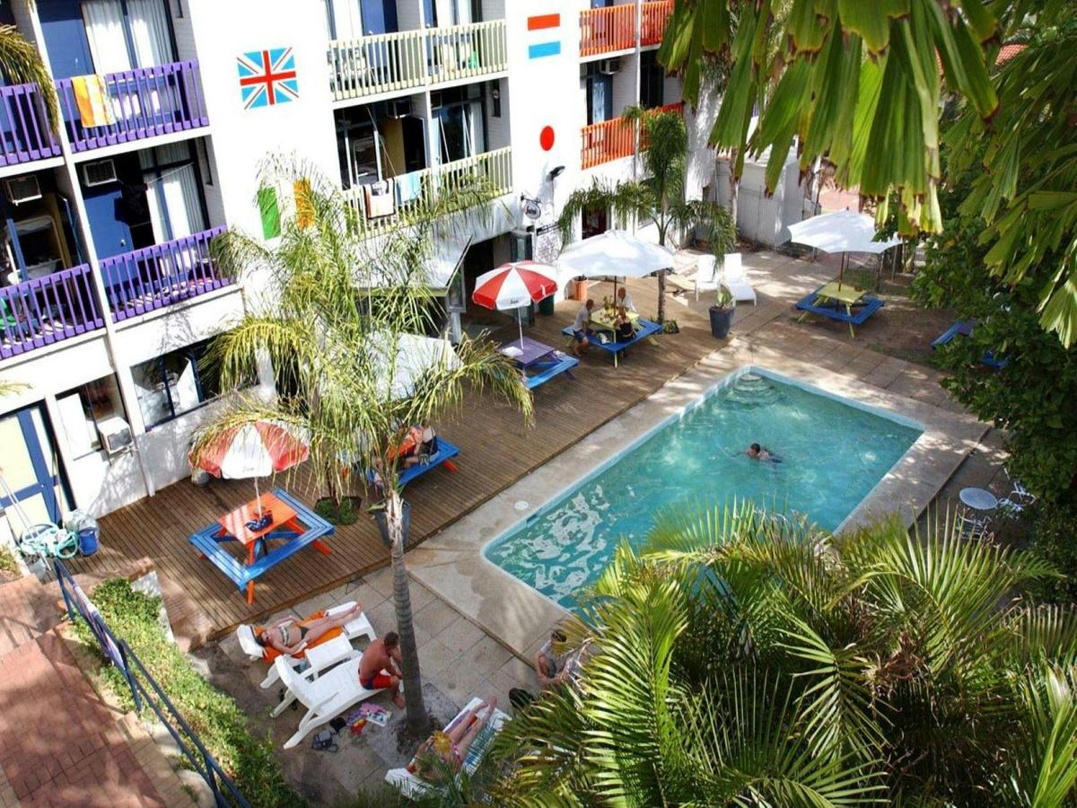 shady cool pool area