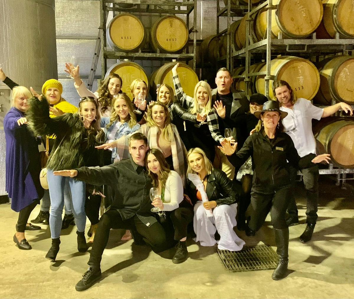 Fun times on the wine tour