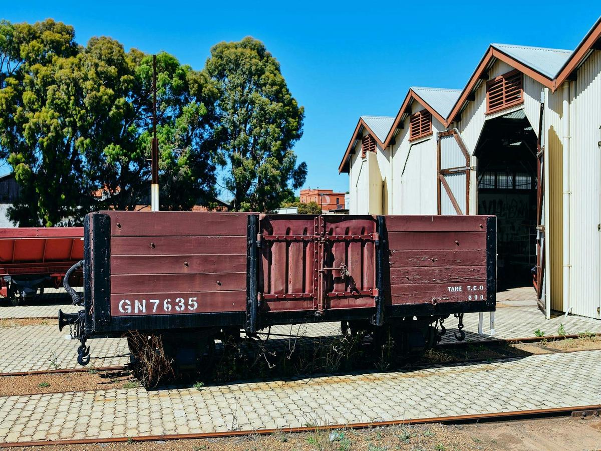 Rail Wagons at Bill Weir Rolling Stock Shed