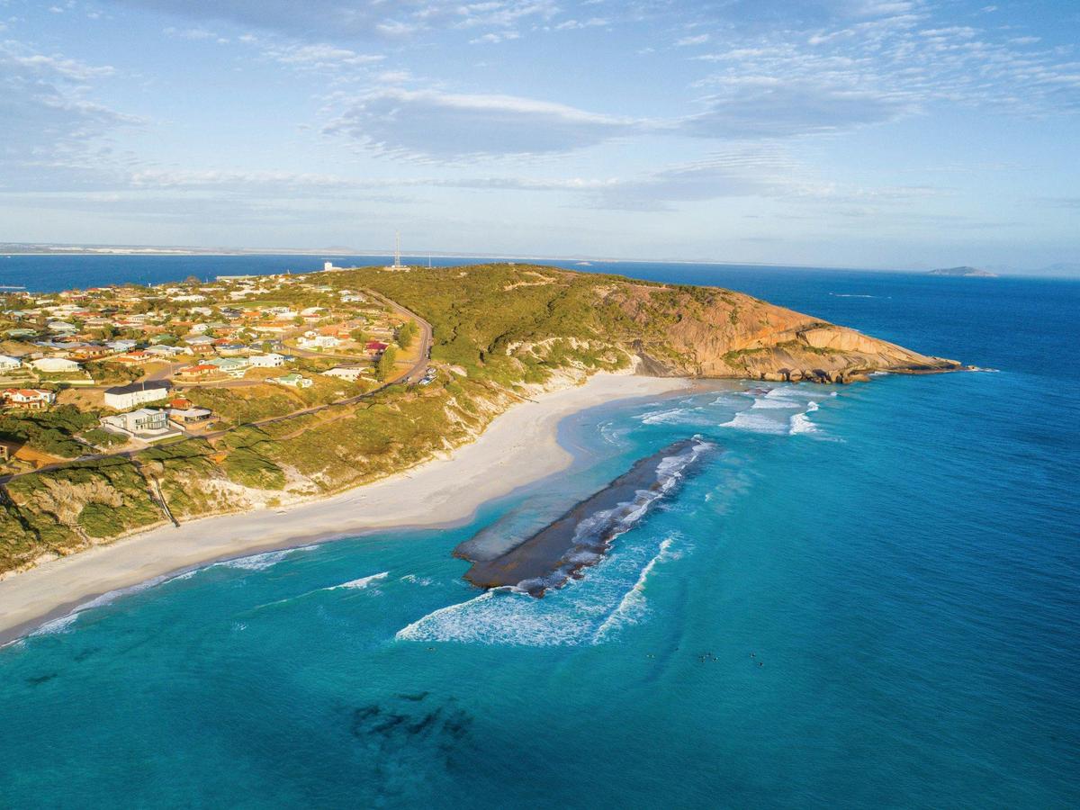 Aerial view of West Beach, Esperance