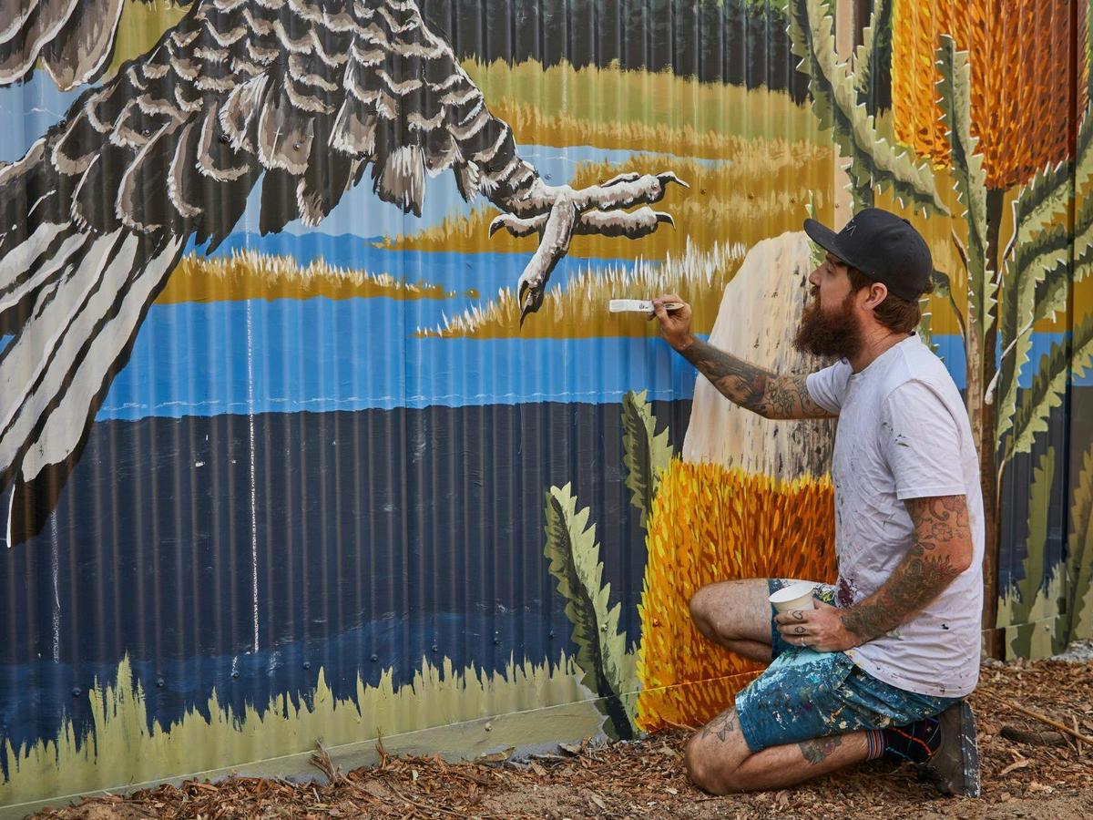 Friends of Lake Claremont Mural by Brenton See