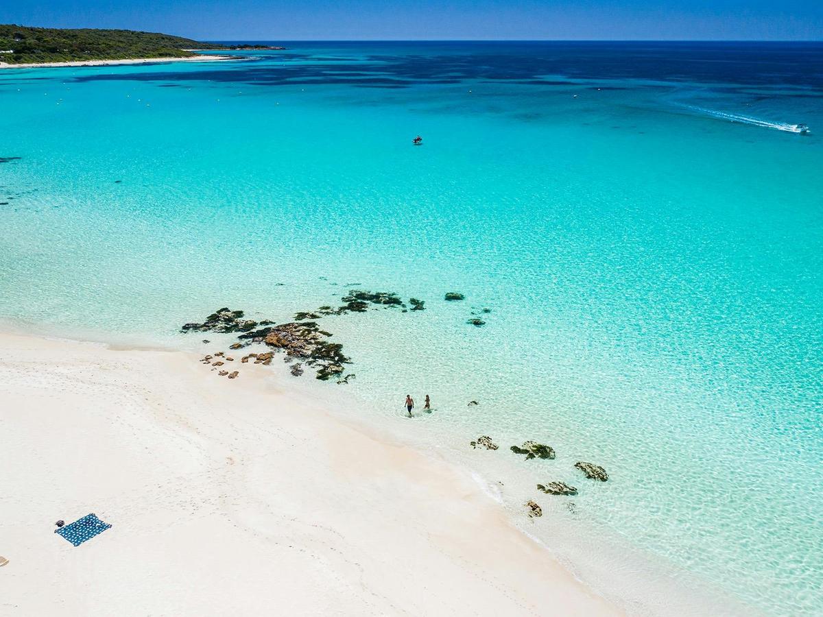 Aerial view of Meelup Beach Dunsborough