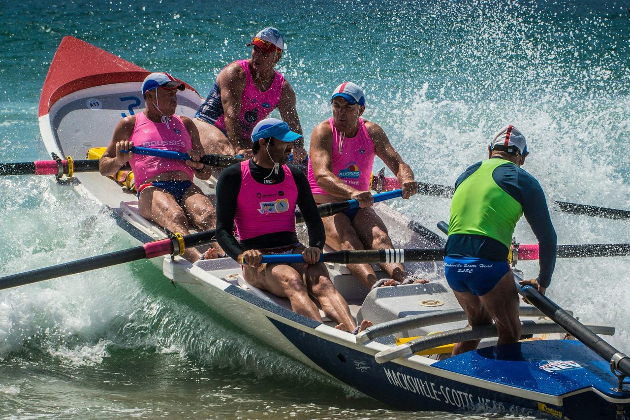 Surf Boat rowing Scotts Head