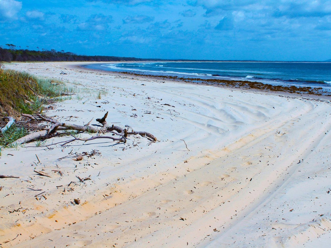 Shark Bay’s sweeping curve to the north.