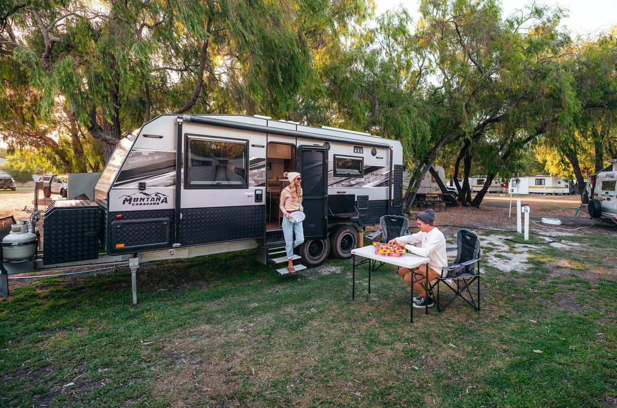 Powered Caravan Sites at Busselton Lazy Days Caravan Park