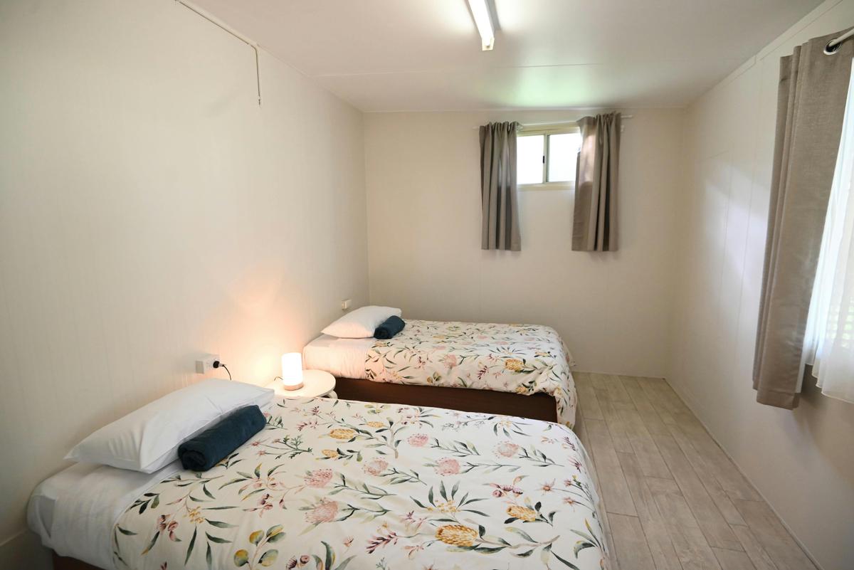 Park Home Second Bedroom at Busselton Lazy Days Caravan Park