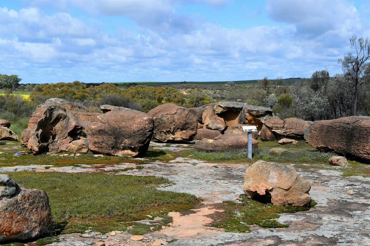 Granite boulders
