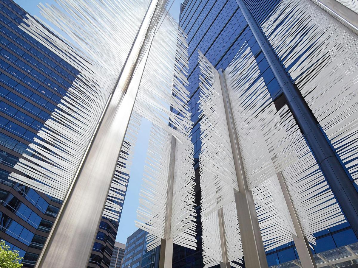Feather Arbour Ned Kahn Brookfield Place, Perth