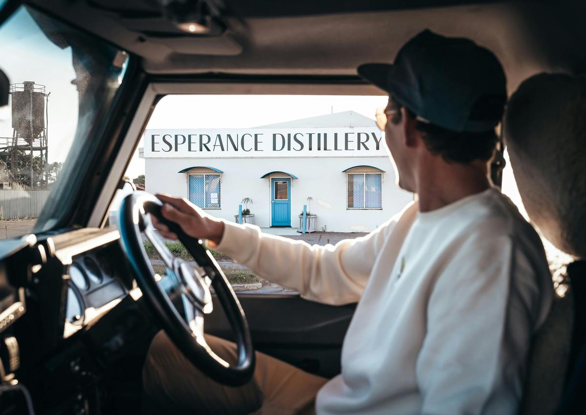 Outside the Distillery